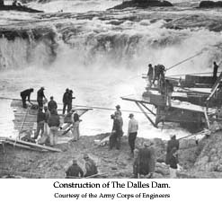 Construction of The Dalles Dam